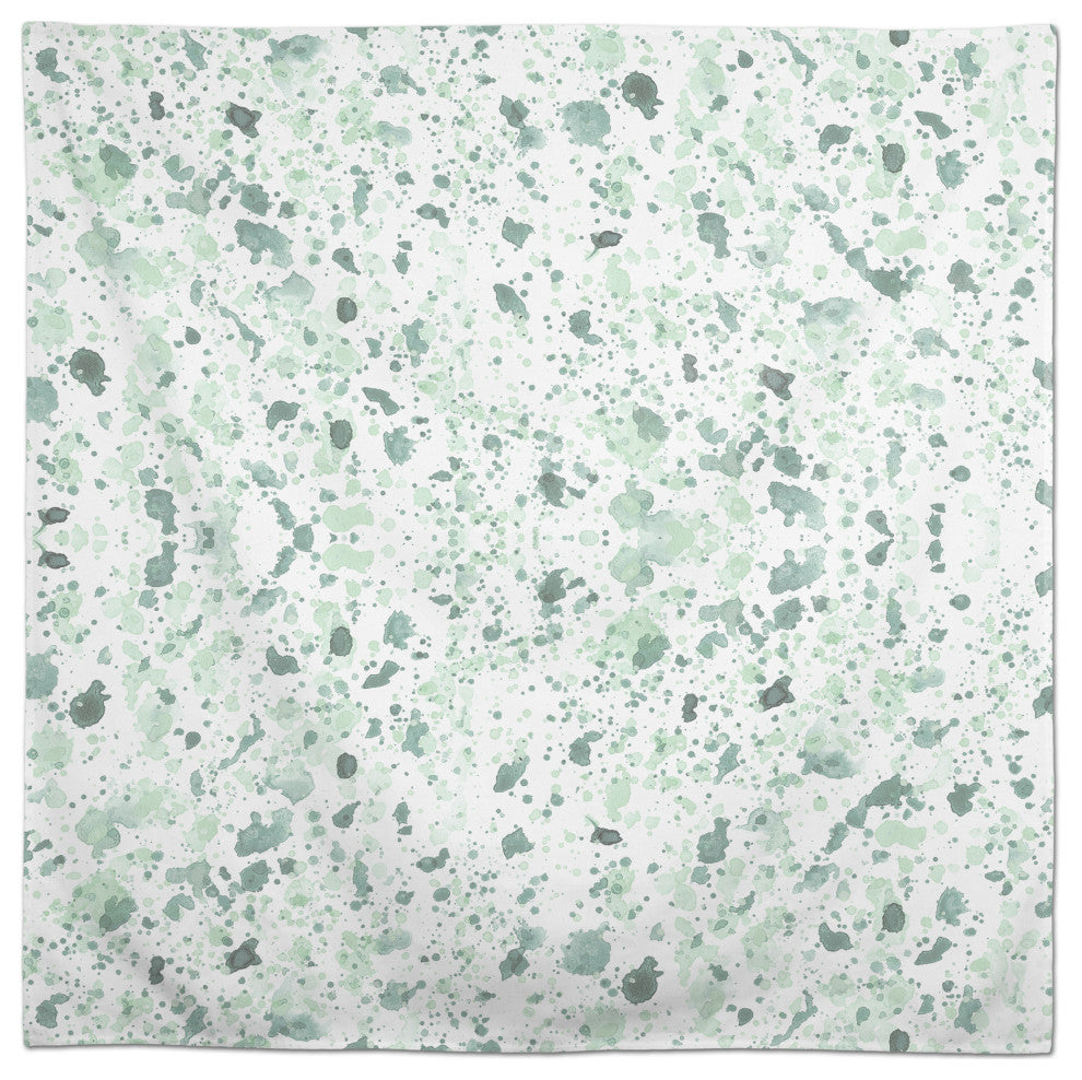 Ink Splatter Teal 2 58x58 Tablecloth