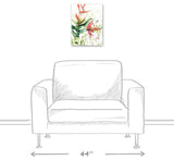 Tropical Florals 12x16 Canvas Wall Art