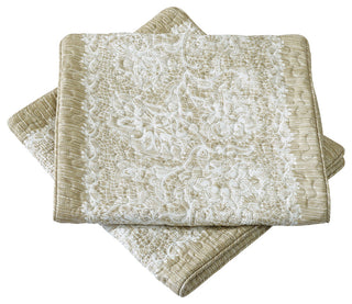 Printed Microfiber Pillow Covers, Set of 2, Emma Taupe
