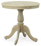 Bella 30" Round Pedestal Table, Natural Driftwood