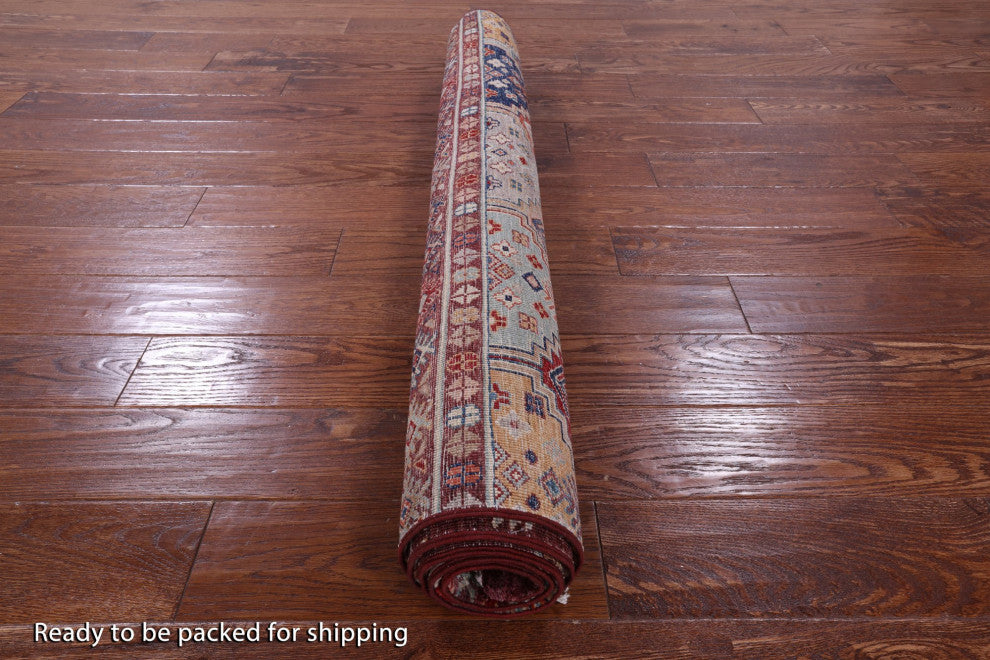 Handmade Super Kazak Khorjin Rug 4' 0" X 6' 0" Q10460