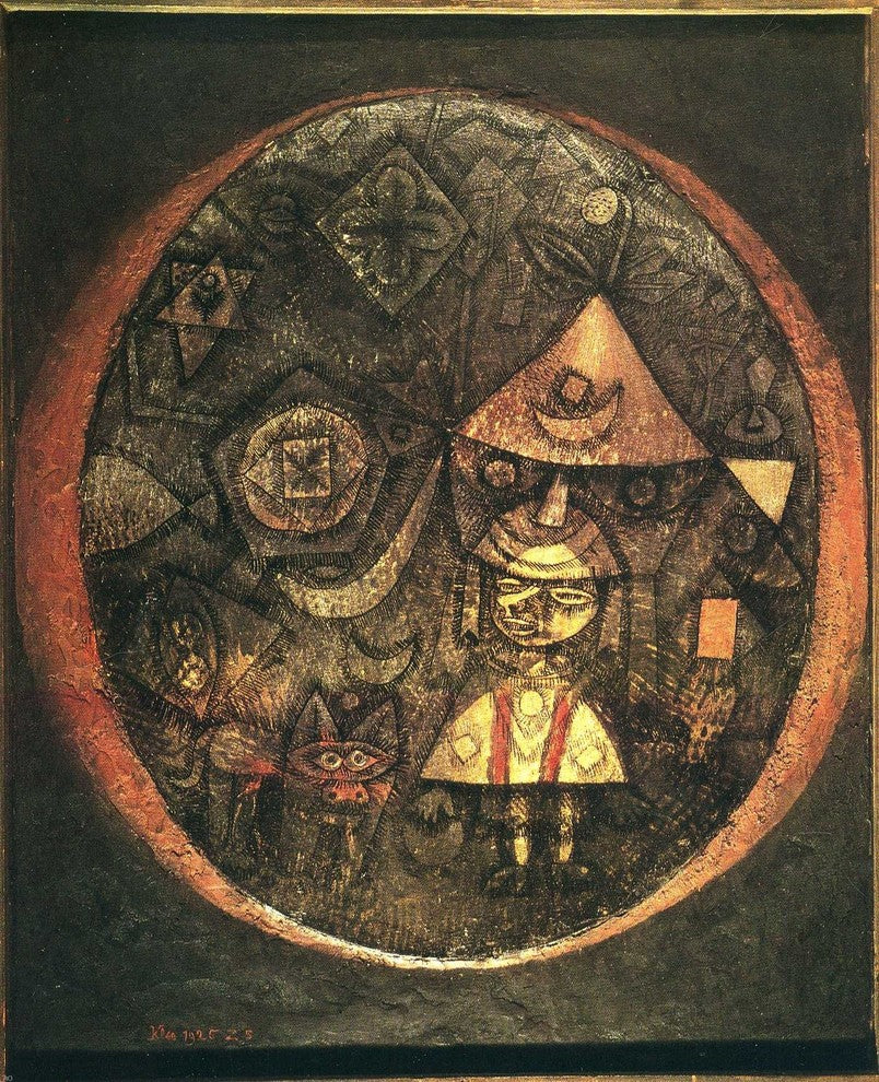 Paul Klee Fairy Tale of the Dwarf, 20"x25" Wall Decal