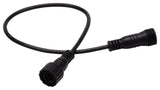 WAC Lighting InvisiLED 12V Outdoor Tape Light Connector, Black