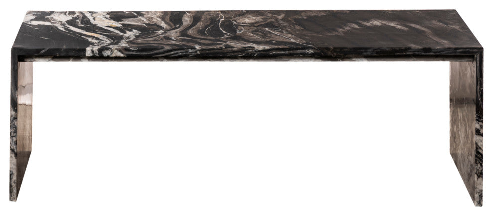 Canova Marble Coffee Table, Black, Coffee Table