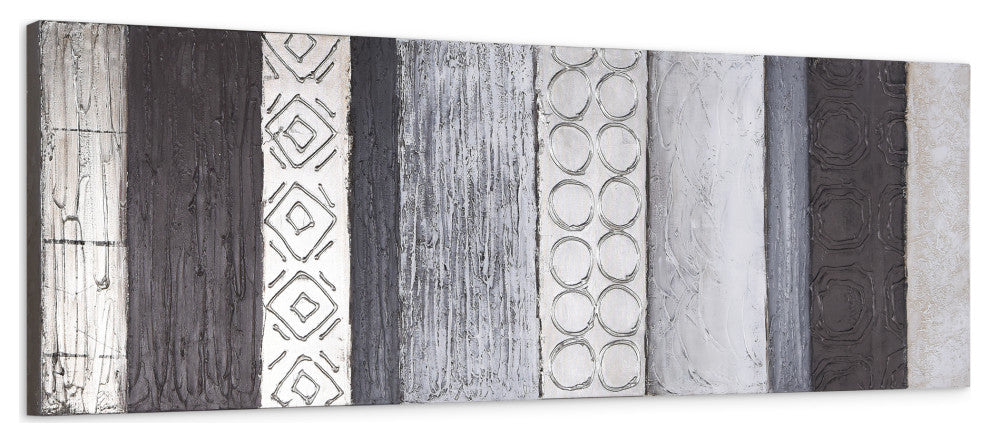 Fluid Textured Metallic Hand Painted Abstract Wall Art by Martin Edwards