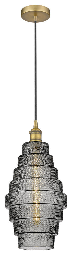 Innovations 616-1P-BB-G673-8-LED 1-Light Mini Pendant, Brushed Brass