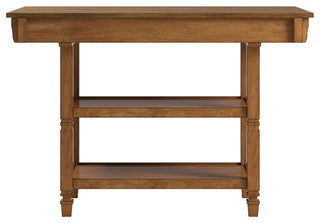 Harvey Two-Tone Kitchen Island Buffet, Oak