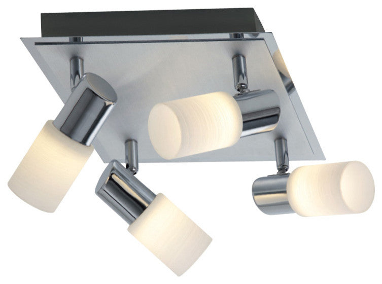 Dallas LED Adjustable Ceiling Light, Aluminum