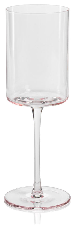 Foligno Wine Glasses, Set of 6, Light Pink