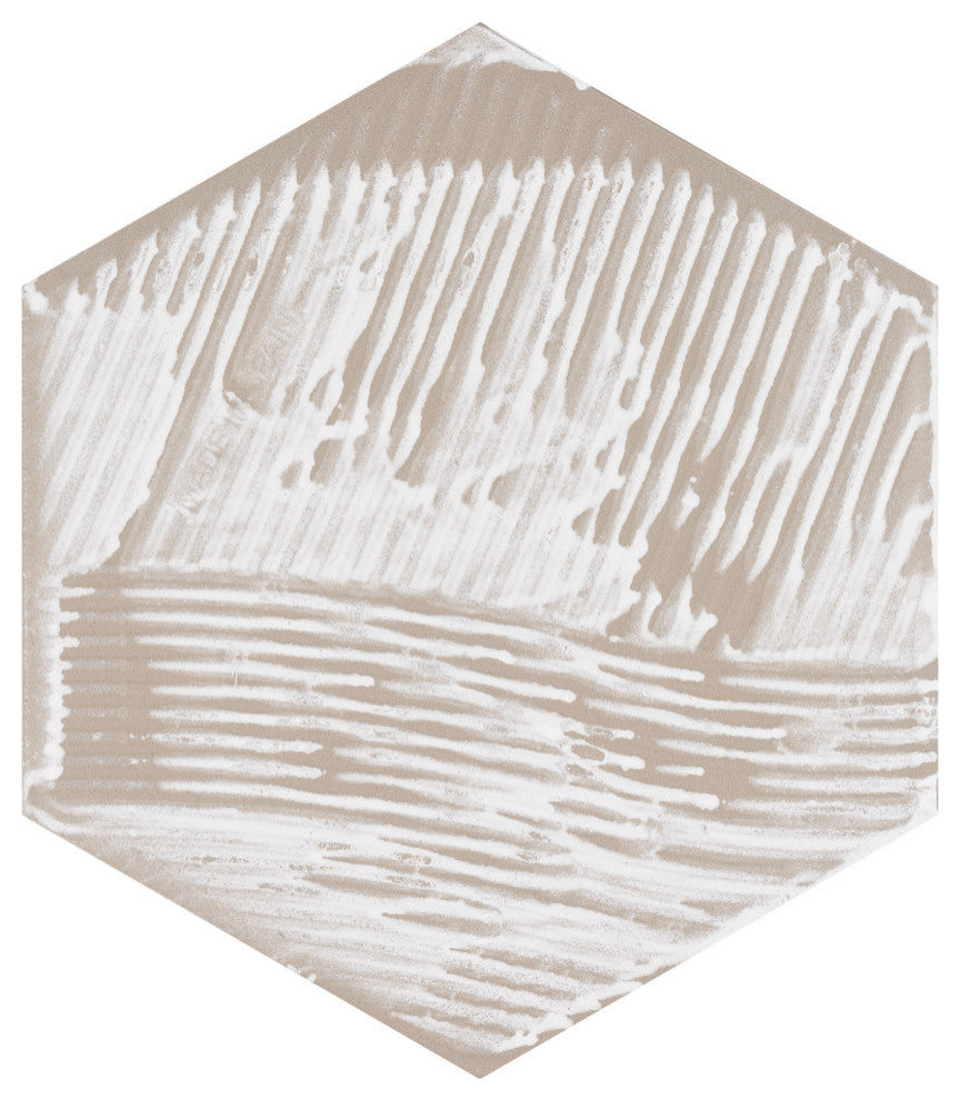 Stella Hex Porcelain Floor and Wall Tile Sample