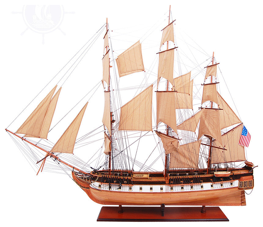 Uss Constitution Xl Museum-quality Fully Assembled Wooden Model Ship