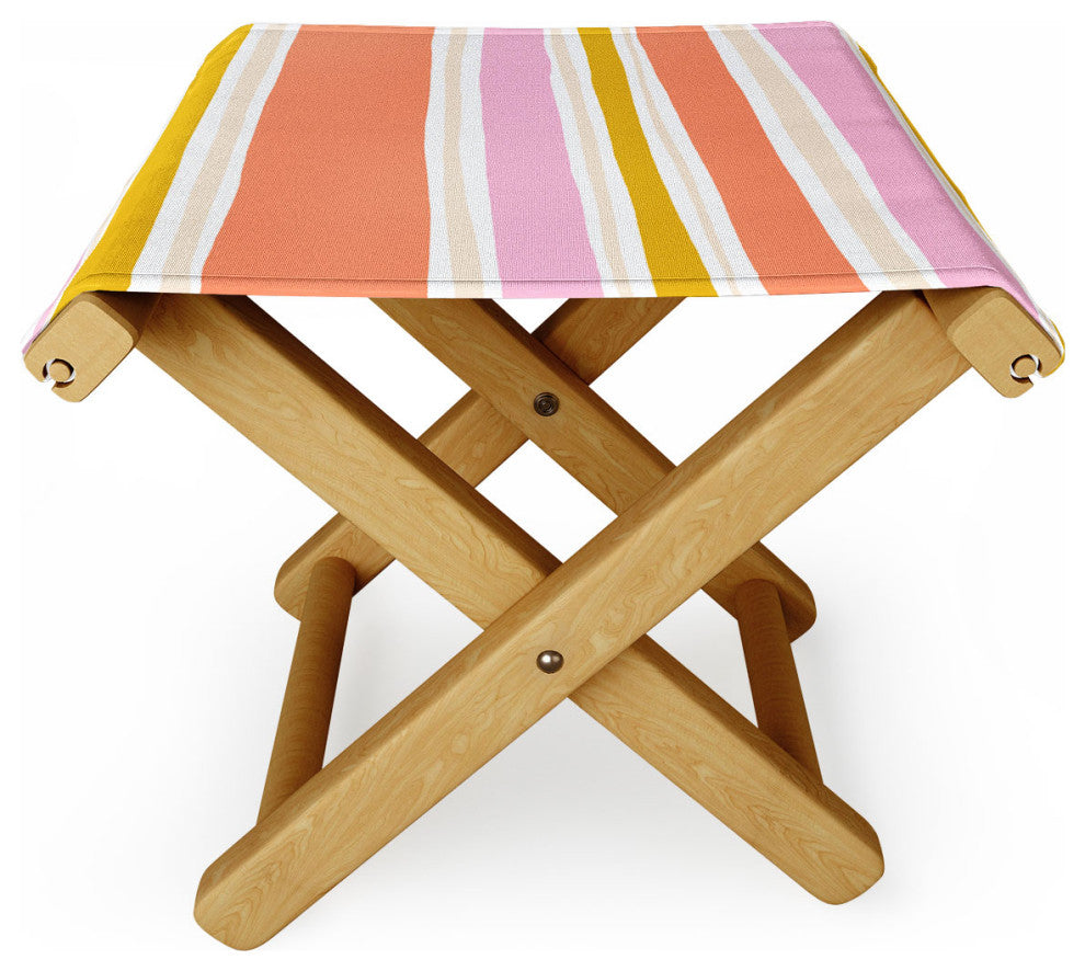 Sunshine Canteen Del Mar Stripes Folding Stool