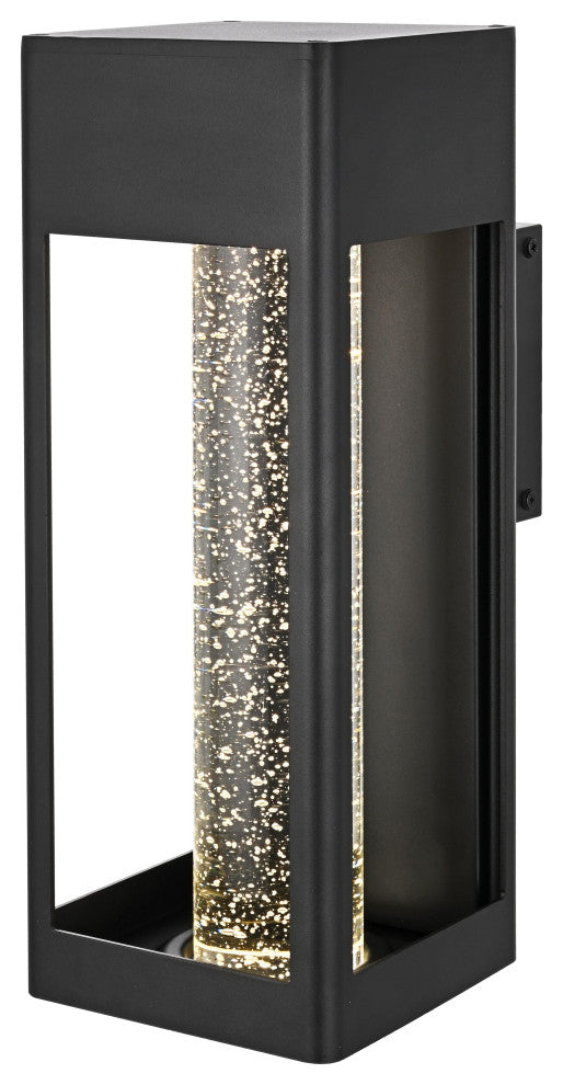 Home Living 15" LED Outdoor Wall sconce, Black