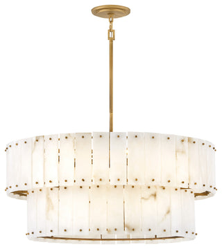 Fredrick Ramond Simone Medium Drum Chandelier, Burnished Gold