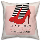 Something Wicked 18x18 Throw Pillow