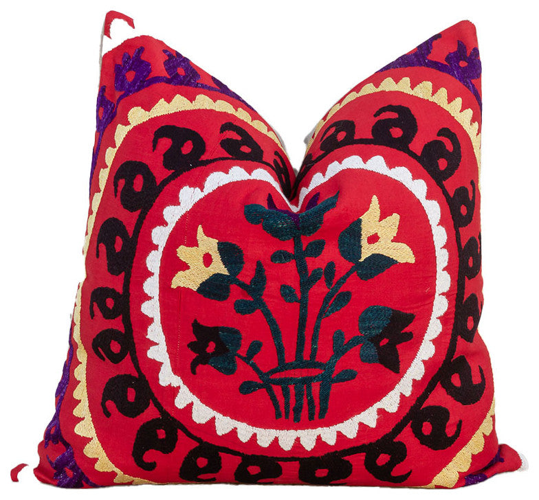 Ivy Large Suzani Pillow