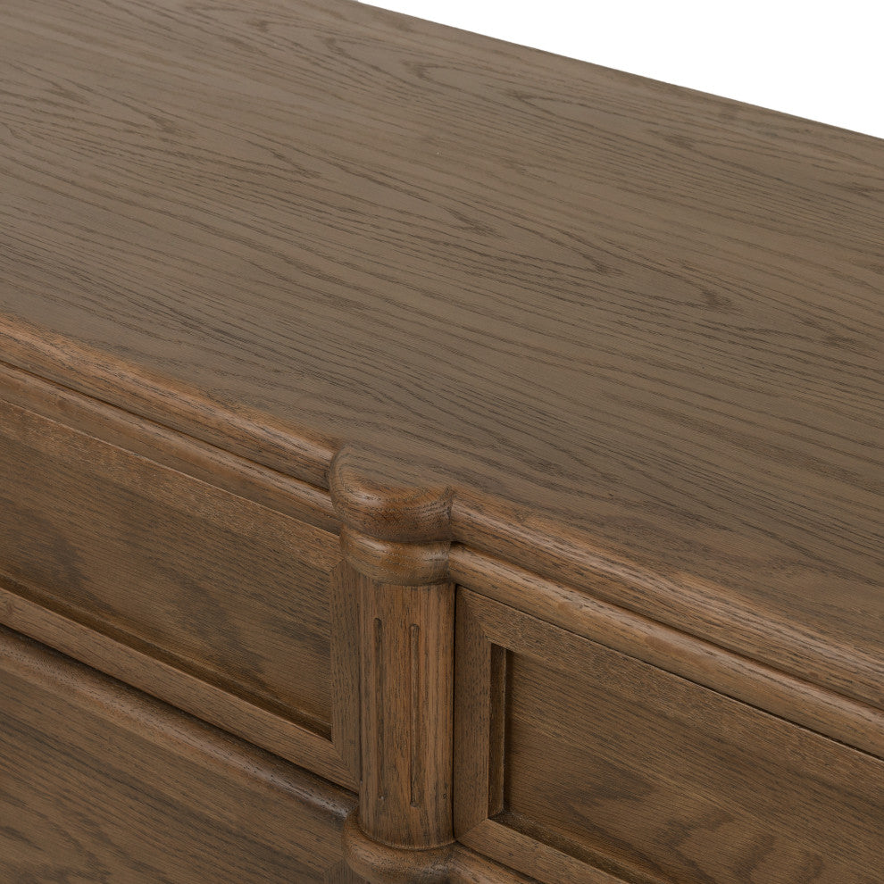 Toulouse 9 Drawer Dresser-Toasted Oak