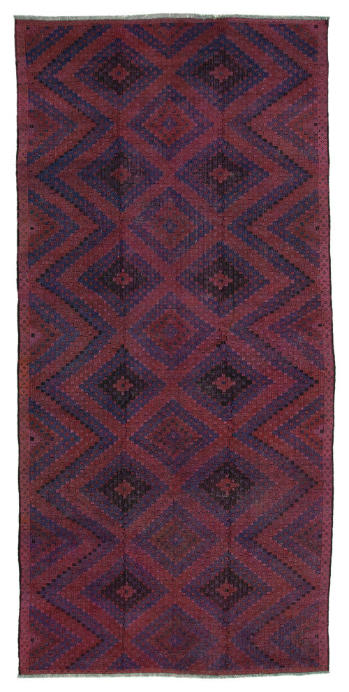 Rug N Carpet - Handmade Oriental 5' 9'' x 12' 2'' Unique Wool Kilim Rug