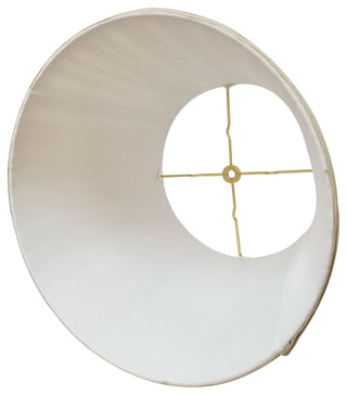 Royal Designs Empire English Pleat Basic Lampshade, White, 10.5"x16"x11"