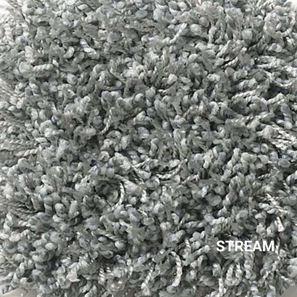 Serenade Indoor Shag Area Rug Carpet Collection, Stream, 10x10