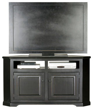 Eagle Furniture 56" Savannah Corner Entertainment Console, Soft White