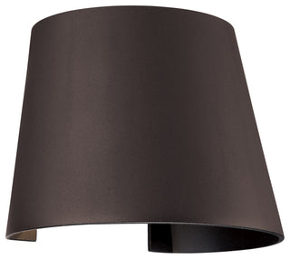 Cone Marine Grade Adjustable Wet Location LED Wallwasher, Bronze Finish