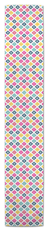 Summer Colorful Ikat 16x90 Table Runner