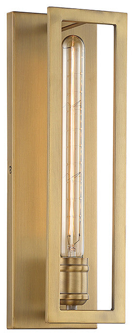 Clifton 1-Light Wall Sconce, Warm Brass
