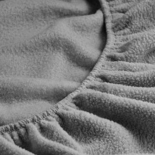 Bare Home Polar Fleece Sheet Set, Gray, Twin Xl