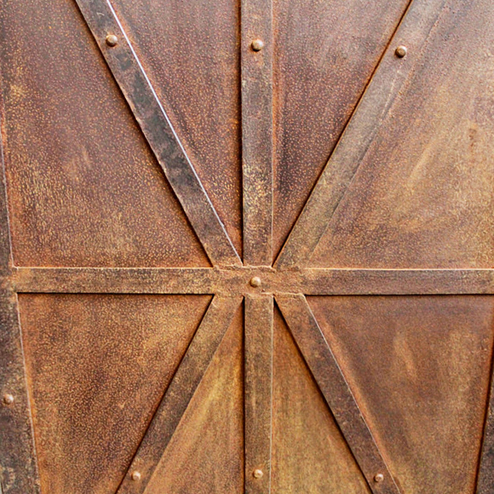 Rusted Iron Planter Box Large