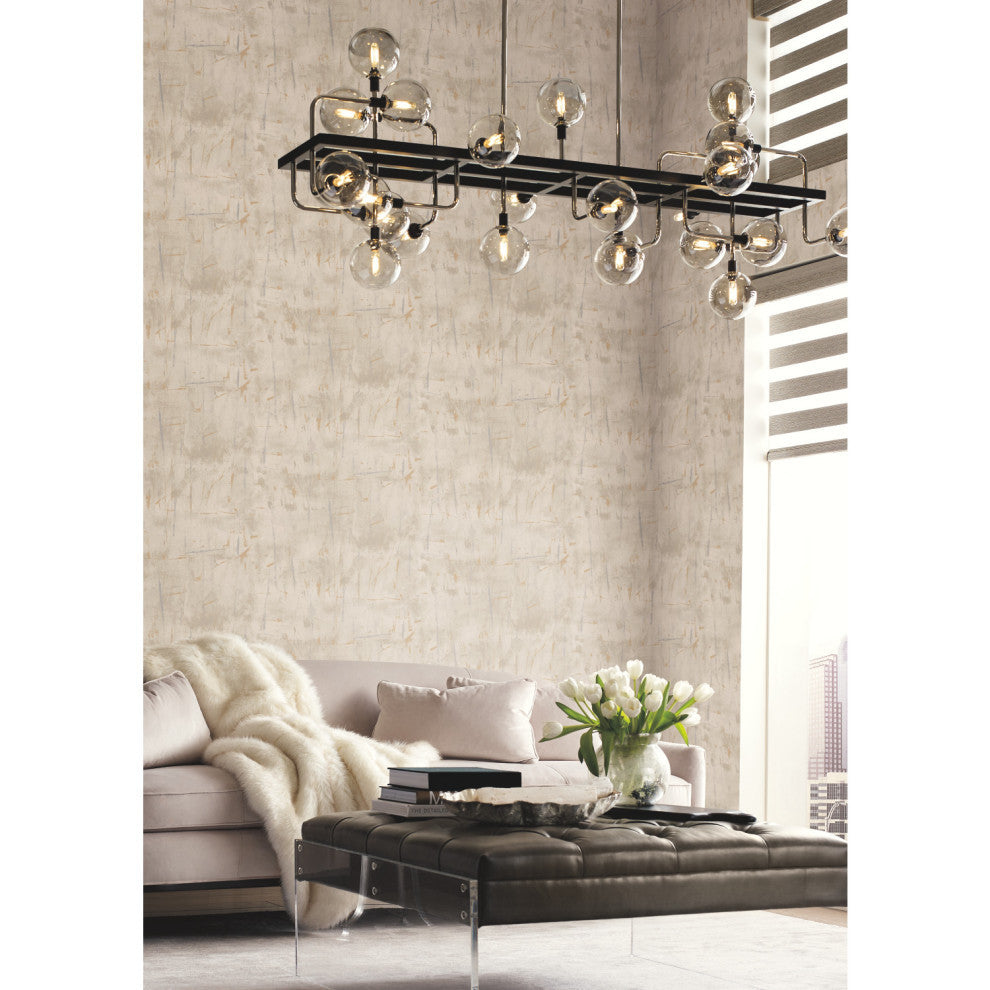 Silver Modern Art Wallpaper