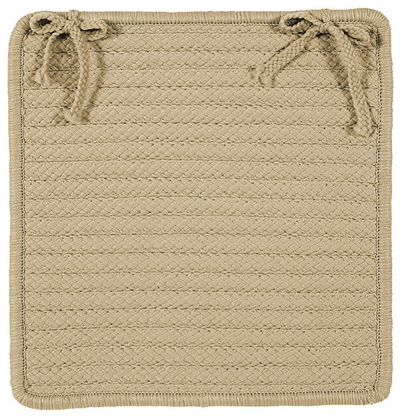 Colonial Mills Chair Pad Simply Home Solid Linen Chair Pad