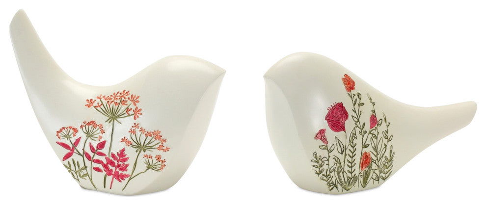 Bird Figurine, 2-Piece Set
