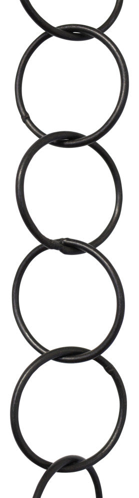 Brass Round Chandelier Chain, Various Finishes, 2 Sizes, Oil Bronzed Black, W27