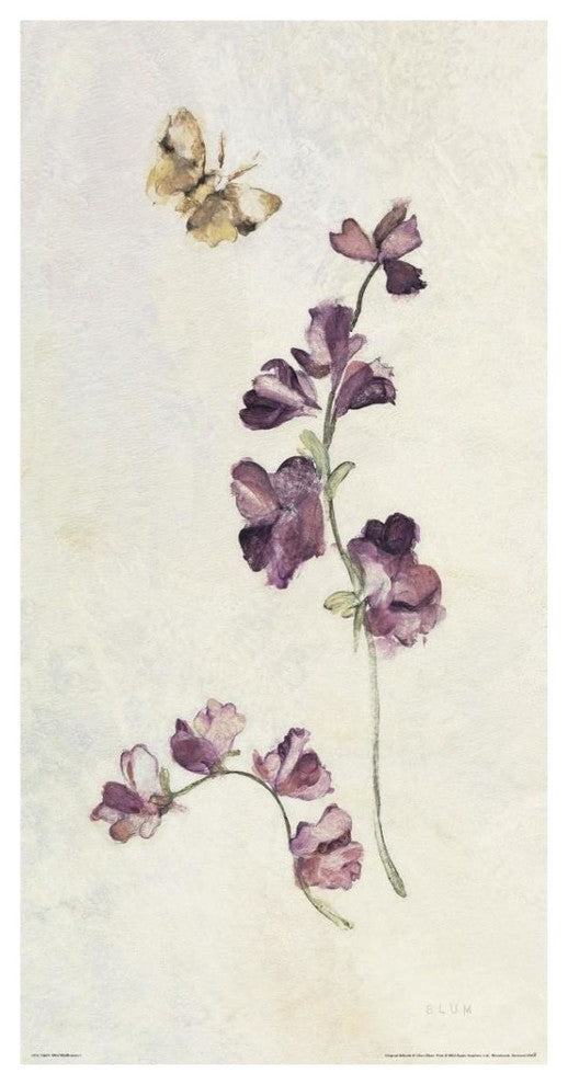 "Wild Wallflowers I" Digital Paper Print by Cheri Blum, 20"x38"