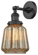 Chatham 1-Light Sconce, Mercury Fluted Glass, Oil Rubbed Bronze
