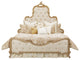 Aico Amini Luxembourg 12 Pc Queen Comforter Set in Creme