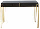 Black Mirrored Console Table