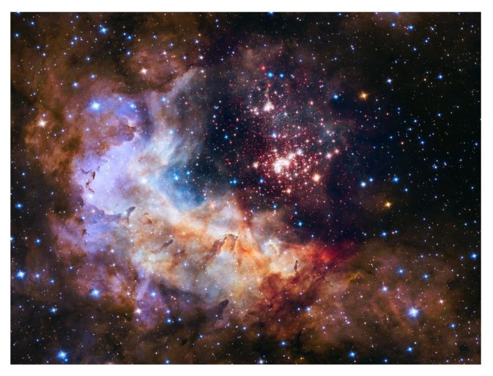 "Westerlund 2 and Gum 29 Cluster and Star Forming Region" Print by NASA, 26"x20"