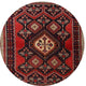 Ahgly Company Indoor Round Traditional Area Rugs, 4' Round