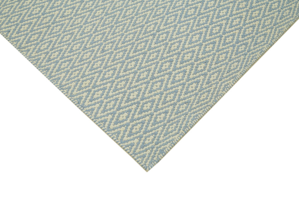 Rug N Carpet - Hand-knotted Modern Design 8' 1'' x 10' 0'' Wool Unique Kilim Rug