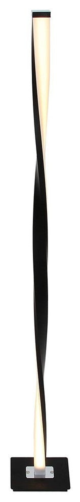 Brightech Helix - Modern LED Floor Lamp for Living Room Bright Lighting, Black