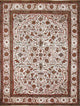 Distressed Dayne Ivory Hand-Knotted Rug, 9''5x12''5