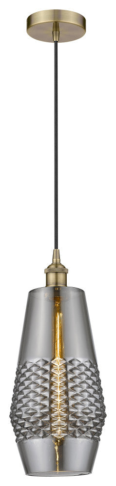 Innovations 616-1P-AB-G683-7-LED 1-Light Mini Pendant, Antique Brass