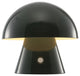 Porcini 7" Rechargeable/Cordless Iron LED Mushroom Table Lamp, Forest Green