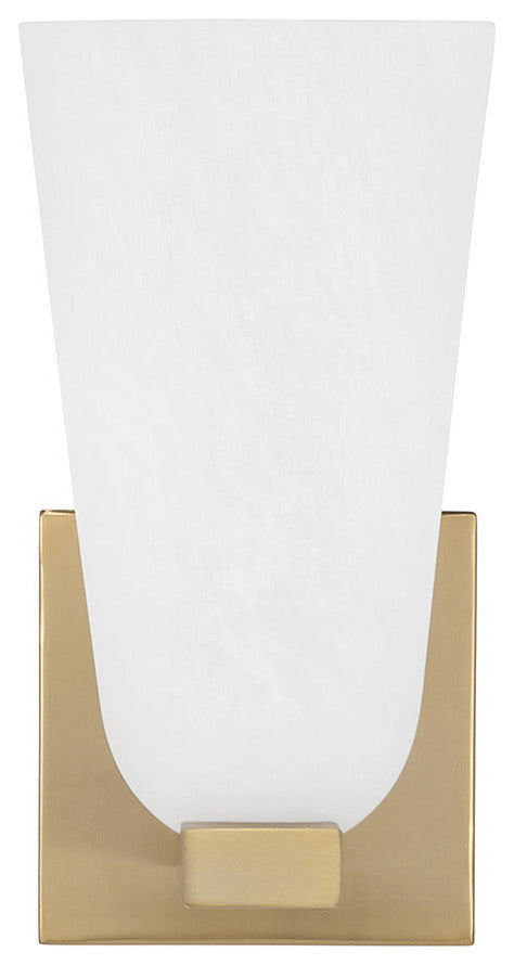 Capital Lighting 656911-556 Romy 10" Tall Wall Sconce - Matte Brass