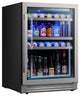 Ca"™Lefort 24" Drink Fridge: 180 Can, LED Lights, Built-In/Freestanding