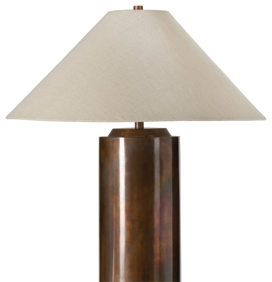 Seaton Floor Lamp, Iridescent Acid Wash