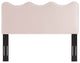 Headboard, Twin Size, Velvet, Pink, Modern Contemporary, Bedroom Master Suite