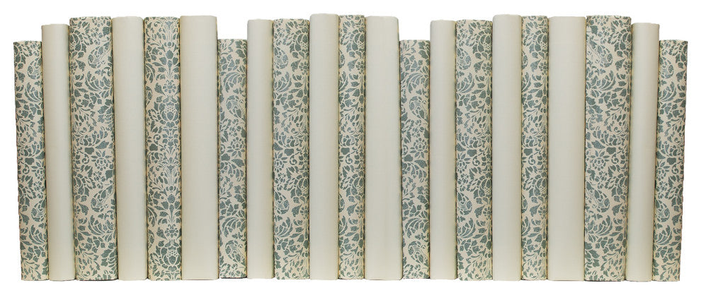 Wrapped Color By The Foot, Sage Cream Damask